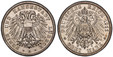 1086909 GERMAN STATES. Lubeck. 1911-A AR 3 Mark. PCGS AU58.  Berlin. Edge: GOTT MIT UNS. Double imperial eagle with divided shield on breast / Crowned imperial eagle, shield on breast. KM 215; Jaeger 82; Dav.-477.

Please use this link to verify t...