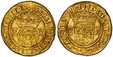 1087643 GREAT BRITAIN. England. Henry VIII with Katharine of Aragon. (King, 1509-1547). (1526-44)-(Arrow) AV Crown of the Double Rose. PCGS MS62.  Tower (London) mint. 26mm. 3.64gm. Crowned rose; crowned h – K flanking / Crowned shield of arms; cr...