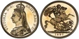 1087528 GREAT BRITAIN. Victoria. (Queen, 1837-1901). 1887 AR Crown. PCGS PR65 Cameo.  38mm. 28.22gm. VICTORIA D:G: BRITT: REGINA: F:D:. Bust left wearing small crown and veil / St. George slaying dragon right. KM 765. Proof; SCBC-3921; Dav.-107.

...
