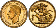 1087924 GREAT BRITAIN. George VI. (King, 1936-1952). 1937 AV Two Pounds. PCGS PR64.  Head left / St. George slaying the dragon. KM 860; SCBC-4075; Fr.-410.

From a mintage of just 5,001.

Please use this link to verify the PCGS certification numbe...