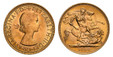 1085585 GREAT BRITAIN. Elizabeth II. (Queen, 1952-2022). 1958 AV Sovereign. NGC MS65.  Laureate bust right / St. George slaying the dragon. KM 908; SCBC-4125; Marsh 298.

Please use this link to verify the NGC certification number <a href="https:/...