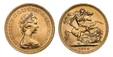 1087340 GREAT BRITAIN. Elizabeth II. (Queen, 1952-2022). 1974 AV Sovereign. NGC MS66.  By Mary Gillick (Obv.). Young bust right / St. George slaying the dragon. KM 919; SCBC-4125; Marsh 304.

Please use this link to verify the NGC certification nu...