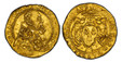 1088026 ITALIAN STATES. Papal States-Avignon. Urban VIII. (Pontiff, 1623-1644). 1640 AV Quadrupla (4 Écu d'Or). PCGS MS62.  13.21gm. Different shield on bust, right in ecclesiastical vestments, coat of arms (Federico Sforza) below / Galero and tas...