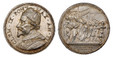 1088132 ITALIAN STATES. Papal States. Clement IX. (Pontiff, 1667-1669). Anno II (1668-Dated) AR Medal. NGC MS62.  Bust wearing cap, left / PACE POPVLIS SVIS/ A DOMINO/ CONCESSA. Procession of bishops; inscription in exergue. Modesti 141; Bartolott...