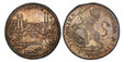 1087611 SWISS CANTONS. Zurich. 1756 AR 1/2 Thaler, 1 Gulden - 36 Schillings. PCGS MS63.  14.13gm. MONETA REIPUBLICÆ TIGURINAE. Oval arms of Zurich supported by rampant lion at right / City view. KM 146; D.T. 436u; HMZ 2-1165yy.

Please use this li...