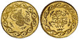 1087740 TURKEY. Mahmud II. AH1223//29 (1836) AV Cedid Mahmudiye. NGC MS65.  Qustantiniyah. Toughra, flowers within designed wreath / Text, value, date and flowers within designed wreath. KM 645; OC.30-048-00.

Please use this link to verify the NG...
