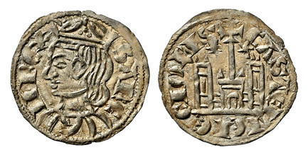 1086489 SPAIN. Castile & León. Sancho IV. (1284-1995) ND AR Cornado. NGC MS65.  Cuenca Mint. 0.78gm. Crowned bust, left / Star and bowl over castle. Bautista 429.

Currently the finest known as of February 2026

Please use this link to verify the ...