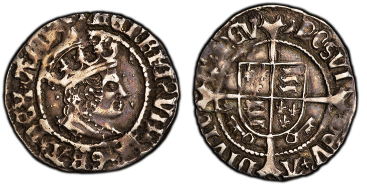 1084459 GREAT BRITAIN. England. Henry VII. (King, 1485-1509). (1504-09) ND-(Martlet) AR 1/2 Groat (Twopence). PCGS XF45.  York Mint. Crowned bust, right / Coat-of-arms over long cross fourchee. SCBC-2262; North 1751/1.

Please use this link to ver...