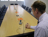 Recording a conference meeting with a digital voice recorder & remote control