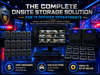 12 Officer Police Body Camera Package with 24 Terabyte Storage package On-Premises workstation and storage system
