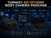 50 Man Police Body Camera Package with 64 Terabyte Storage package On-Premises workstation and storage system Turnkey