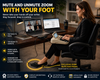 Court Reporter zoom mute foot pedal