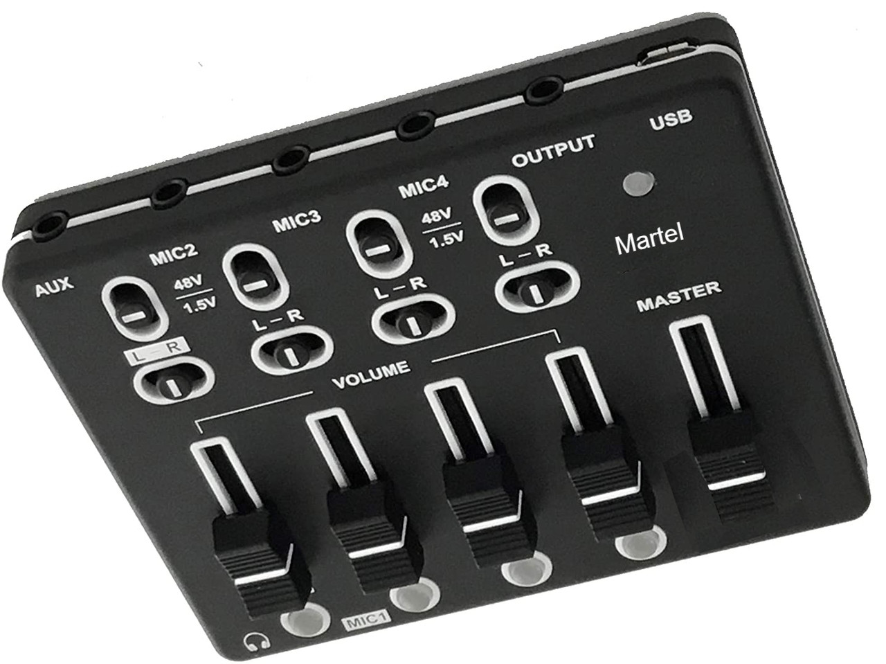 American Recorder 4 Channel, Battery Powered Mini Mixer