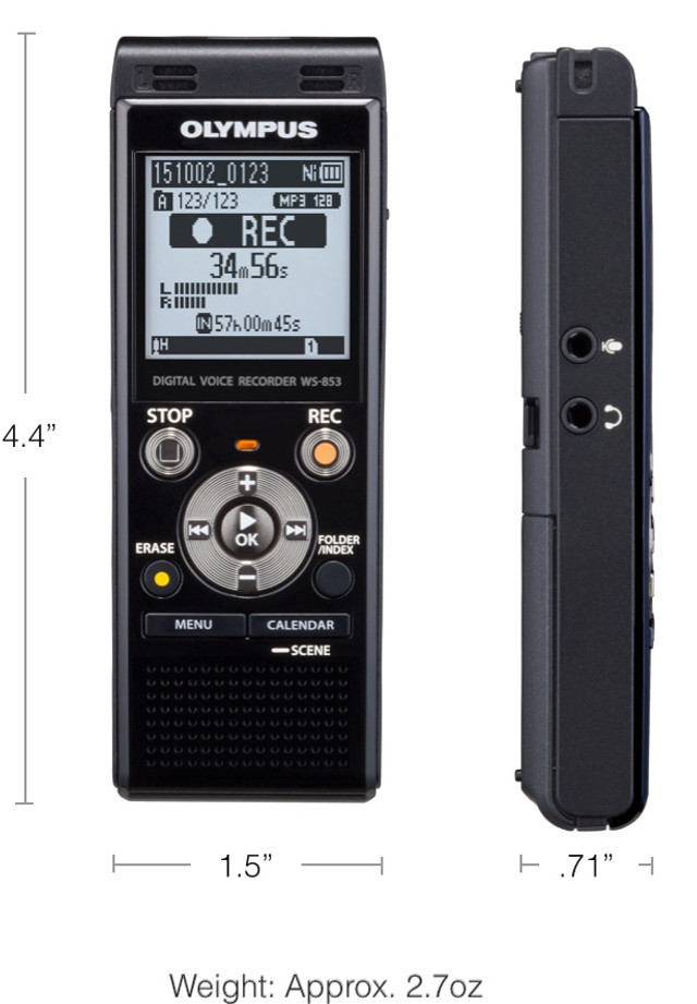 Olympus Meeting Recorder - Basic Recorder for Court Reporters