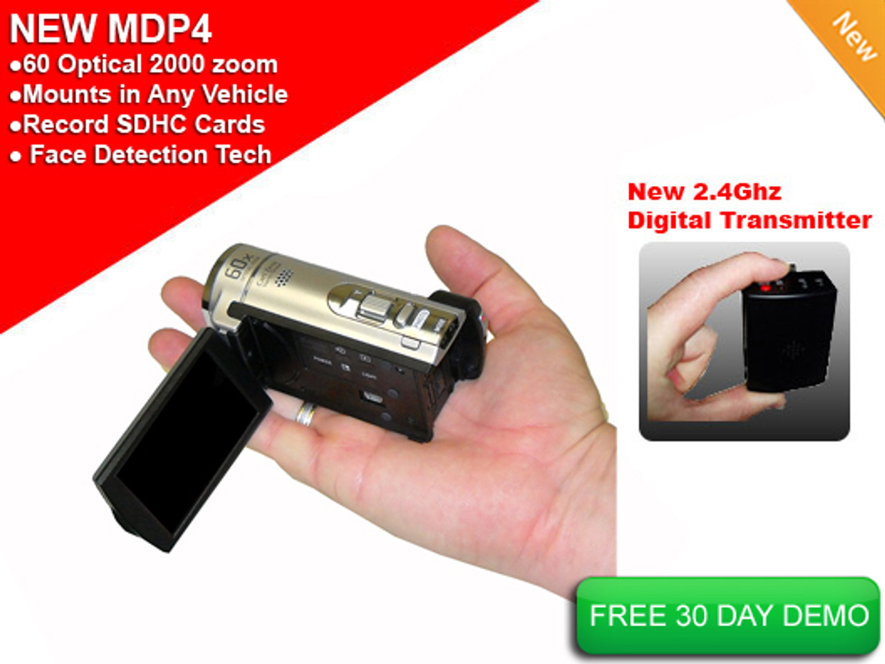 Worlds Smallest MDP4 Police Dash Cam System
