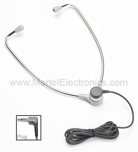 AL60 Aluminum Stethoscope Transcription Headset Martel Electronics
