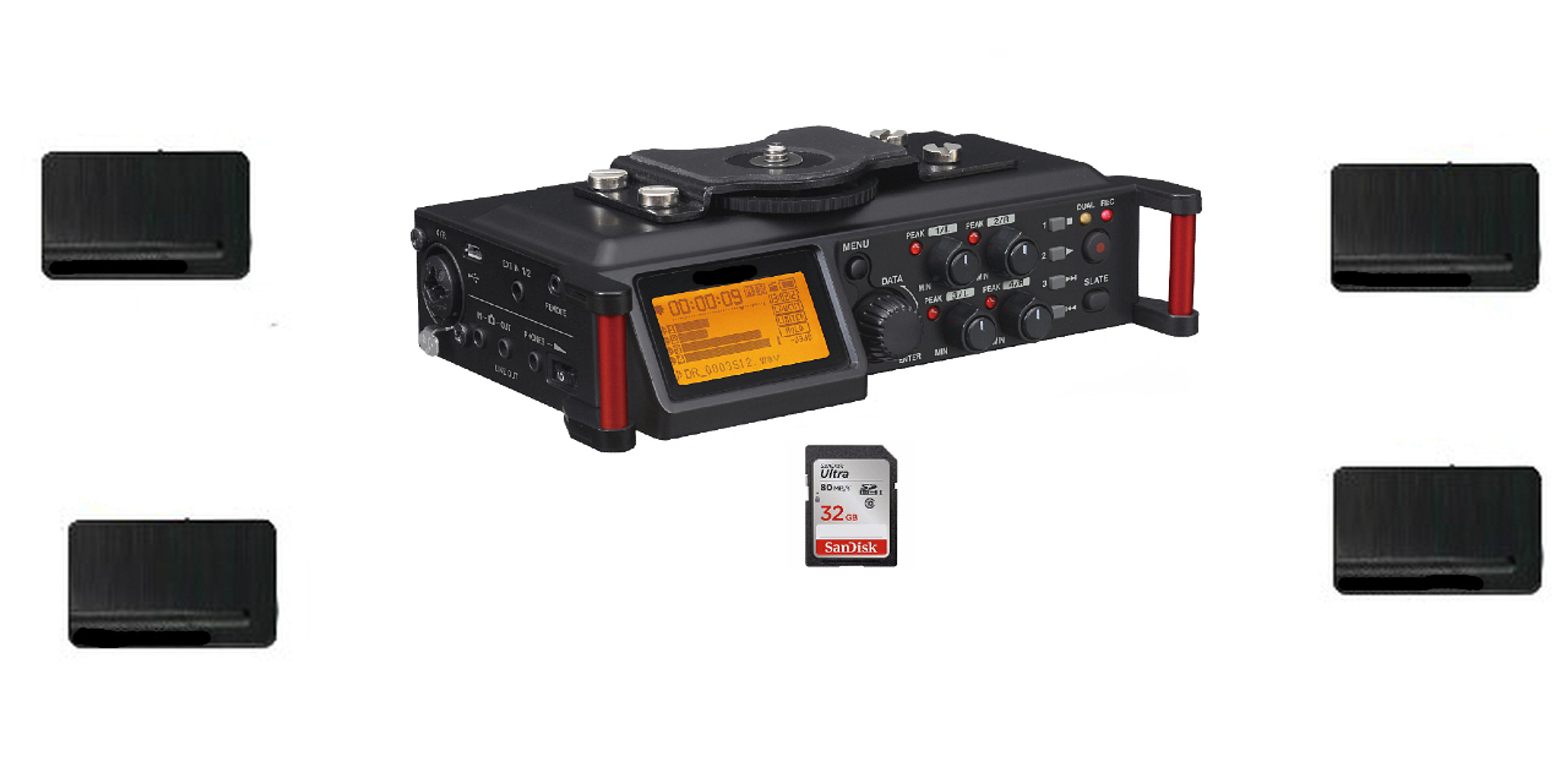 Martel DM246 Courtroom Recorder w/Four UniDirectional Microphone