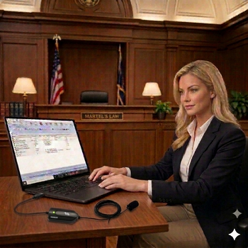 ELITE COURT REPORTER USB MICROPHONE HGM-USB