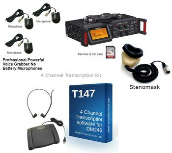 Steno mask 4 channel recording system Stenomask kit 
