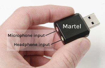 Court Reporters Microphone to USB Sound Card