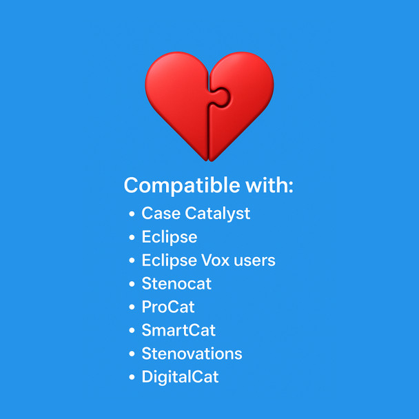 Compatible with ALL Cat softwares Compatible with ALL Cat softwares