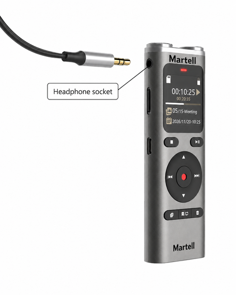 Headphone jack. 