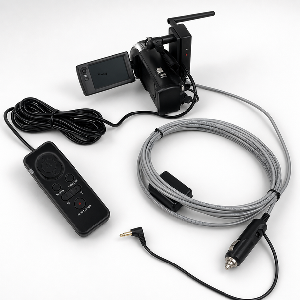 police dash camera system with officer remote control for police car 