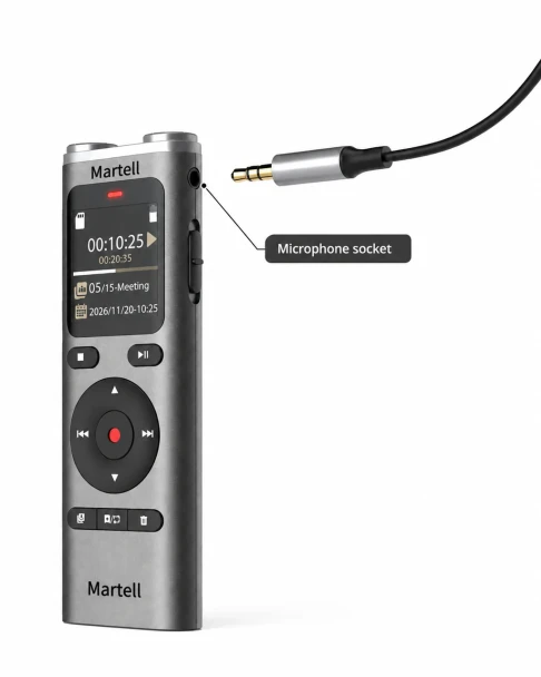 Simple Meeting Recorder with 4 Microphones 