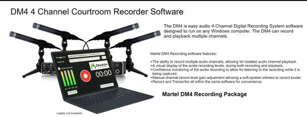 Courtroom recording software 