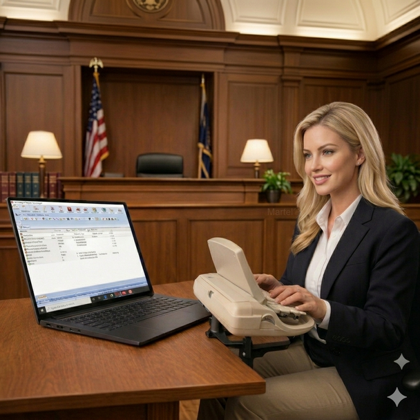 Perfect Court Reporter Laptop designed for Steno writers 