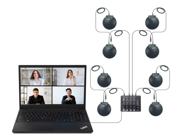 Zoom 8 boardroom meeting Microphones solution 