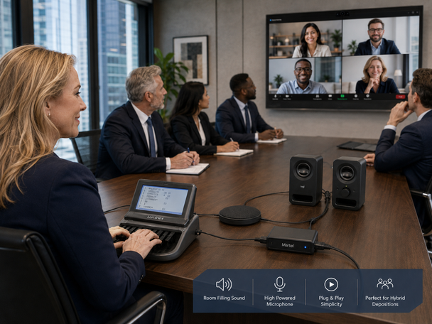 Elite Court Reporter Zoom Kit Speaker System