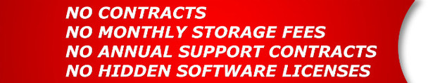No Contracts, Software Fees or storage fees. One-Times Purchase!