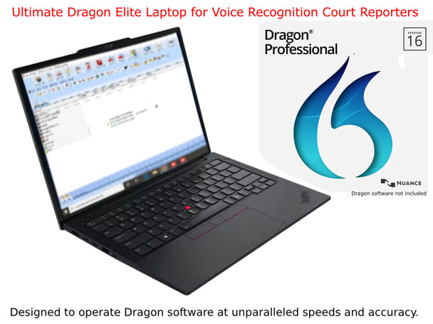 Academy of Voice Writing  - Voice Writing 32 Gig Dragon Elite Laptop