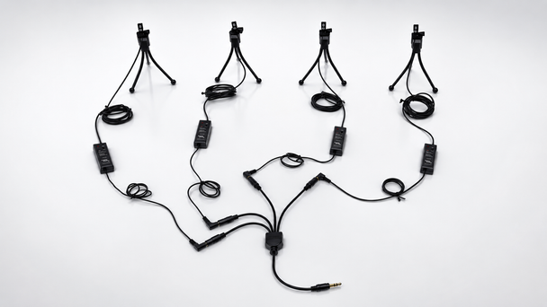 Ultimate Elite Court Reporter Courtroom & Deposition Room Microphone System 