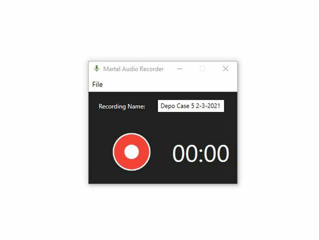 Zoom Court Reporter Backup Audio Recording App