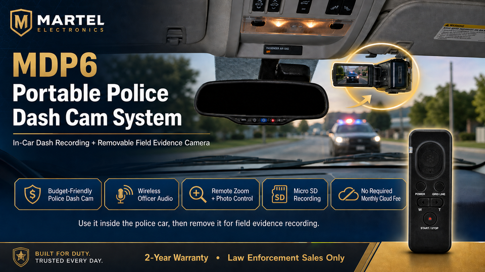 MDP6 police dash camera system package