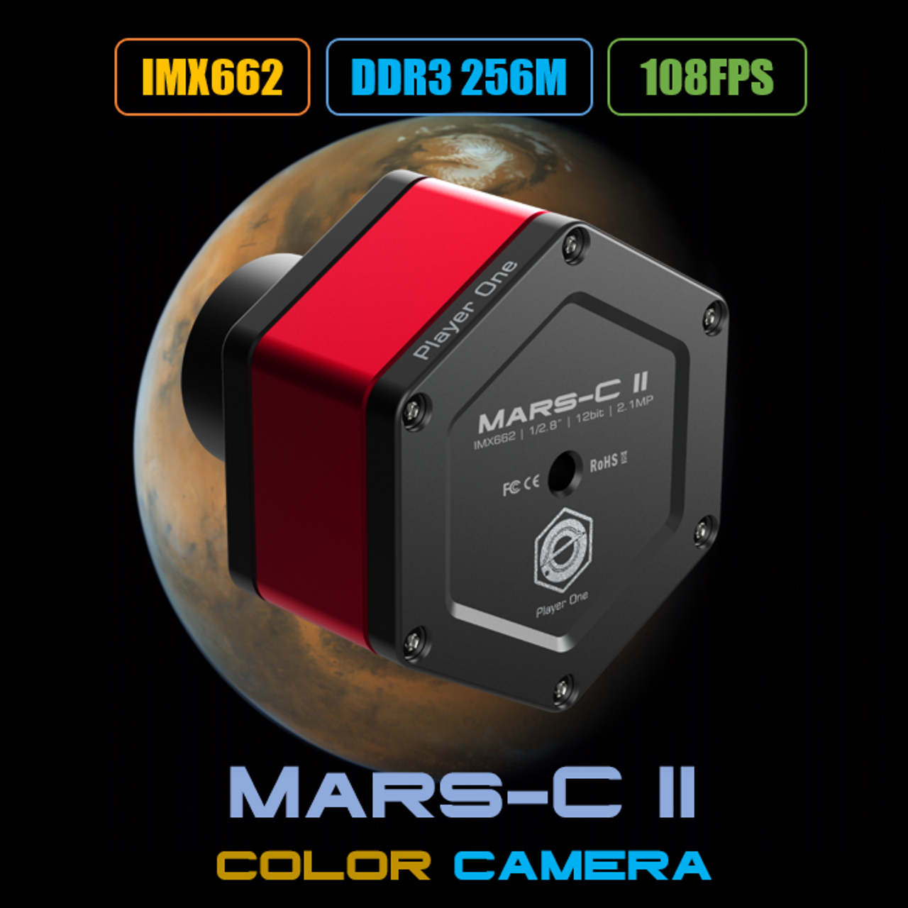 Camera　USB3.0　Mars-C　Color　II　(IMX662)