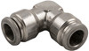 Stainless Steel Union Elbow (FKM Seal) 12mm Tube - 60130-12