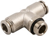 Swivel Branch Tee Metal Release Collet 5mm Tube x 1/8" BSPP - 57215-5-1/8
