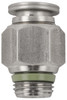 Stainless Steel (FKM Seal) Straight Male 12mm Tube x 3/8" Swift-Fit - 60005-12-3/8