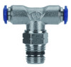 Swivel Male Branch Tee 5/32" (4mm) Tube x 1/4" NPTF - 88210-53-04