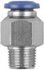 Straight Male 5/32" (4mm) Tube x 1/4" PTF Male - 88007-53-04