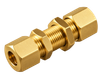 AIG-13465 brass compression fitting — representative colored series image; dimensions vary by model.