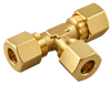 AIG-13200 brass compression fitting — representative colored series image; dimensions vary by model.