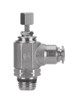 Flow Control (Needle Valve), Knob, Metal Release Collet 1/4" Tube x 10-32 UNF - 89978-04-32