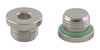 Male Plug 1/8 BSPP Int Hex w/FKM Oring - 3015V-1/8