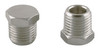 Male External Hex Plug 1/8 BSPT - 3021-1/8