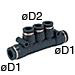 10MM X 6mm Standard Tube Fitting - PKG10-6
