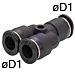 1/4" Tube Fitting, Mini Type - PY1/4M